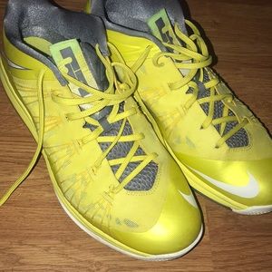 Nike Lebron 10 Low Sonic Yellow Size 13